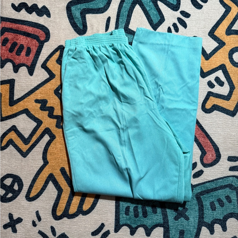 Blue Alfred Dunner elastic trouser sweatpants